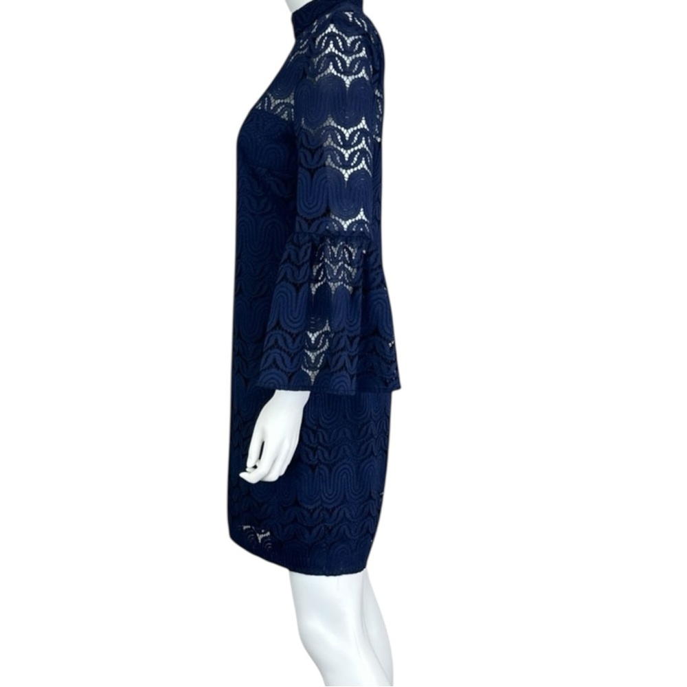 TRINA TURK Navy Cocktail Mini Dress Size S - Picture 4 of 11